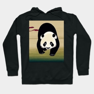 vintage ukiyo-e panda paintings Hoodie